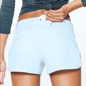 Lululemon Speed Shorts Ice Milk